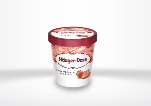 Haagen Dazs Strawberries & Cream