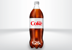 1.25Ltr GB Diet Coke Bottles