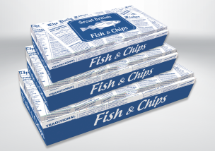 Small Fish & Chip Boxes