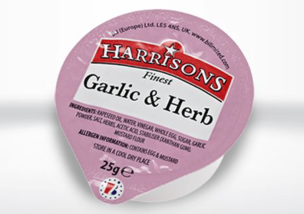 Harrisons Garlic & Herb Dip Pots
