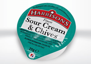 Harrisons Sour Cream & Chive Dip Pots
