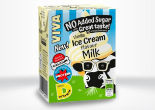 Viva Vanilla Flavoured Milk Cartons