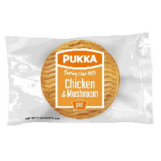 Wrapped Large Chicken & Mushroom Pukka Pies