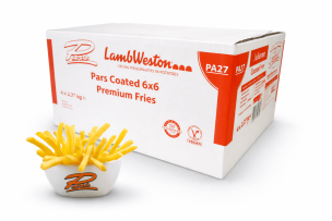 Lamb Weston Pars Coated Fries (6x6mm)