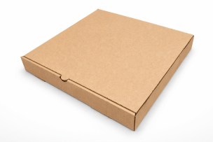 12" Plain Brown Pizza Boxes
