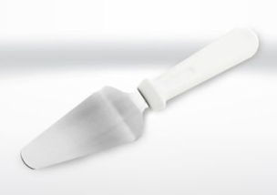5.5" Pizza Plastic White Handle Server