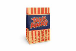 Small Take-Away Printed Bags
