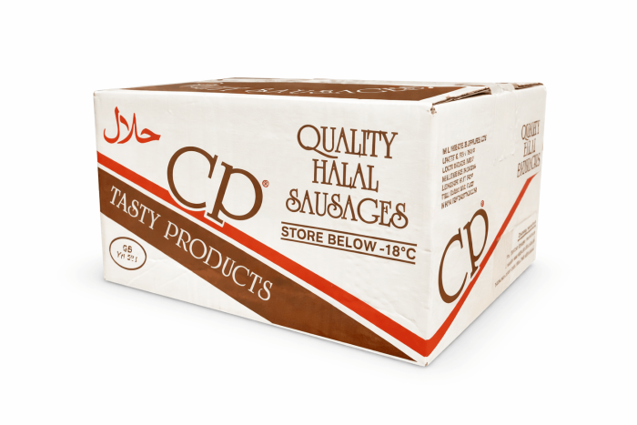 CP Halal Beef Sausages - 8's main product photo