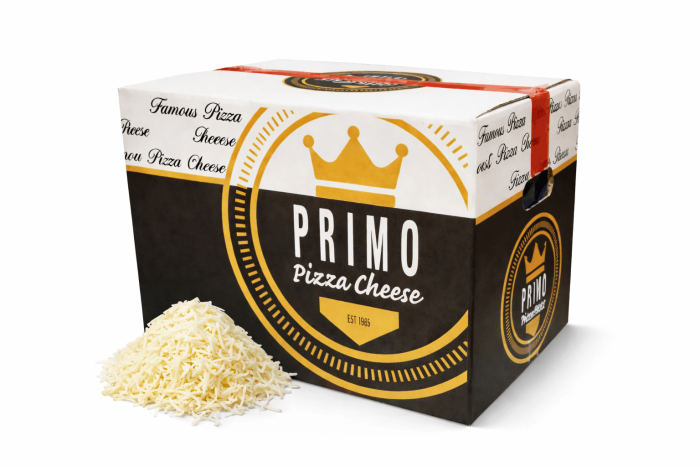 Primo Grated 80/20 Pizza Cheese main product photo
