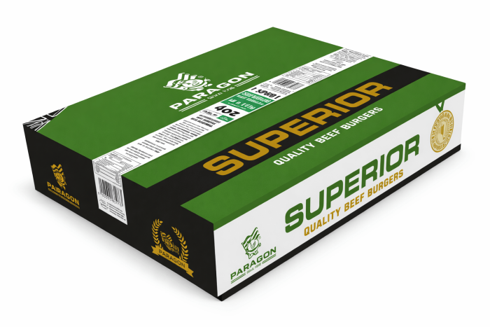 Superior 4oz Halal Beef Burgers main product photo